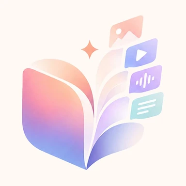 映章渐变书页 Logo